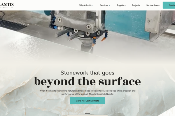 Atlantis Granite & Quartz website