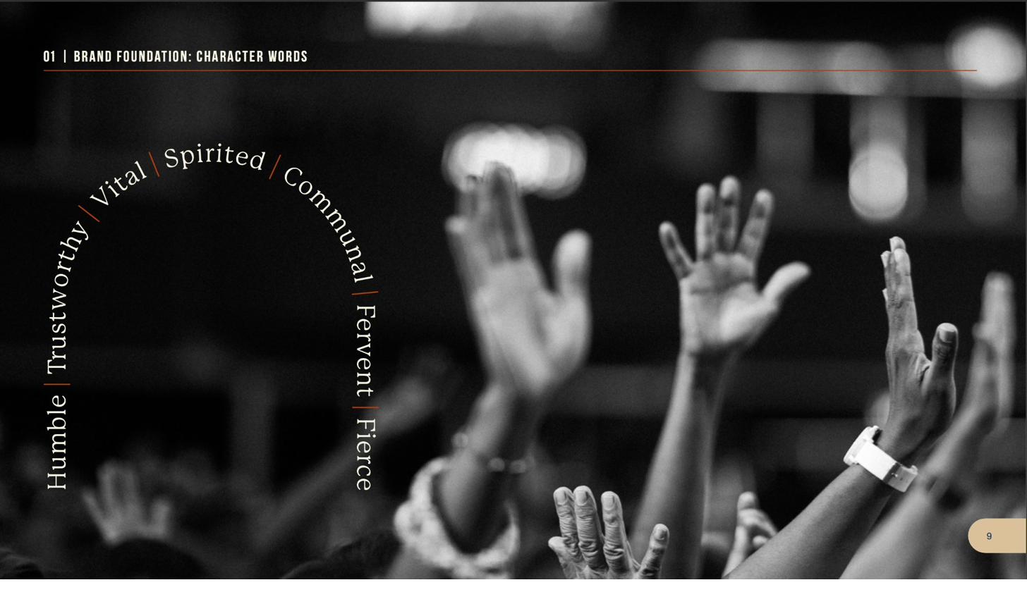 Christ Clinic brand guidelines document spread