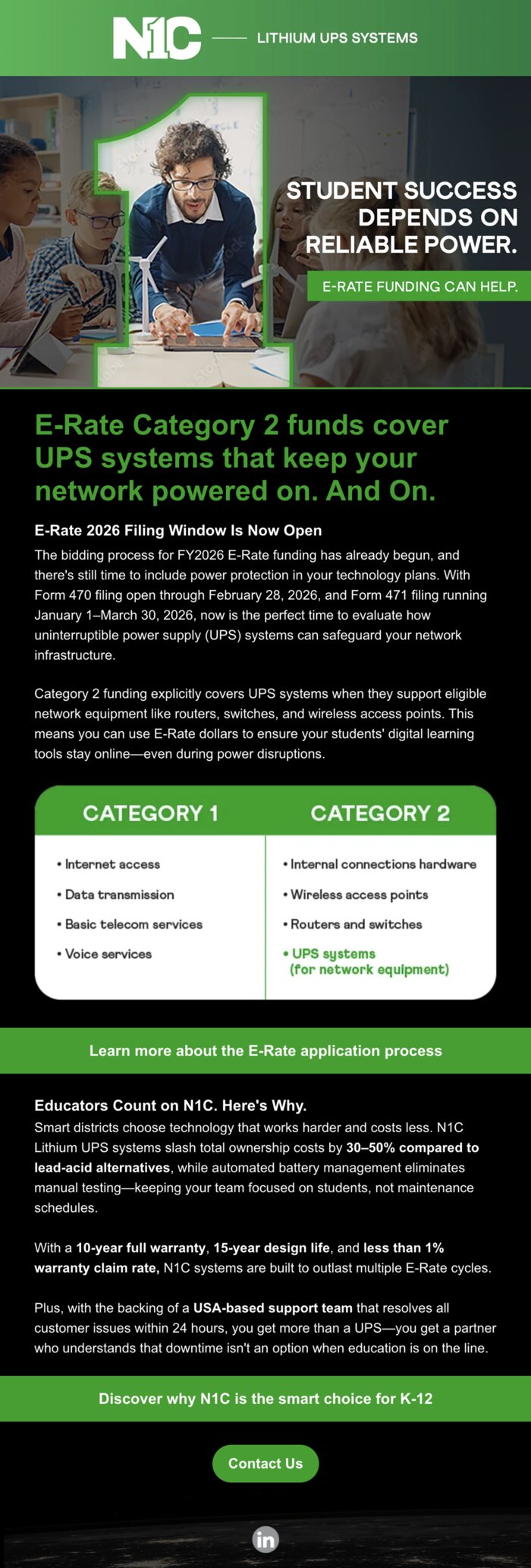 N1C drip campaign email sequence