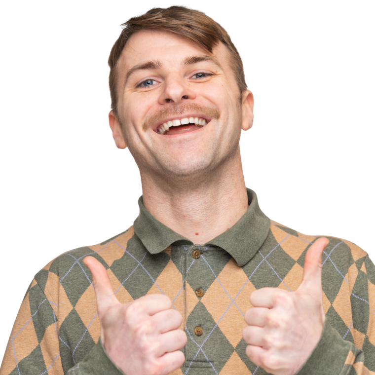 Jon Eagan giving two thumbs up